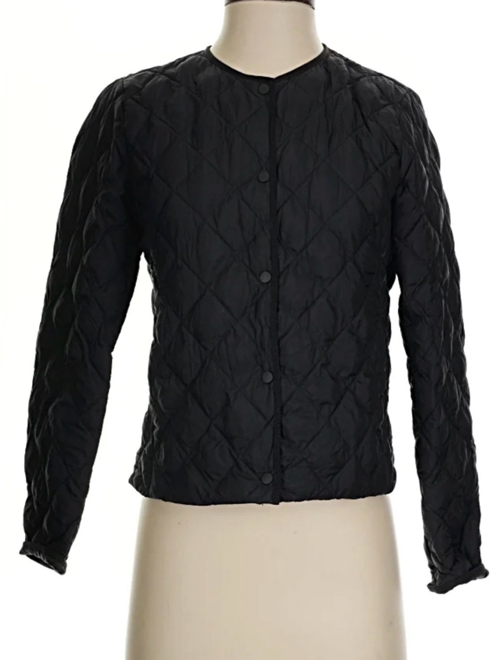 Uniqlo Insulative Classic Black Quilted Jacket - Women's Lightweight Coat